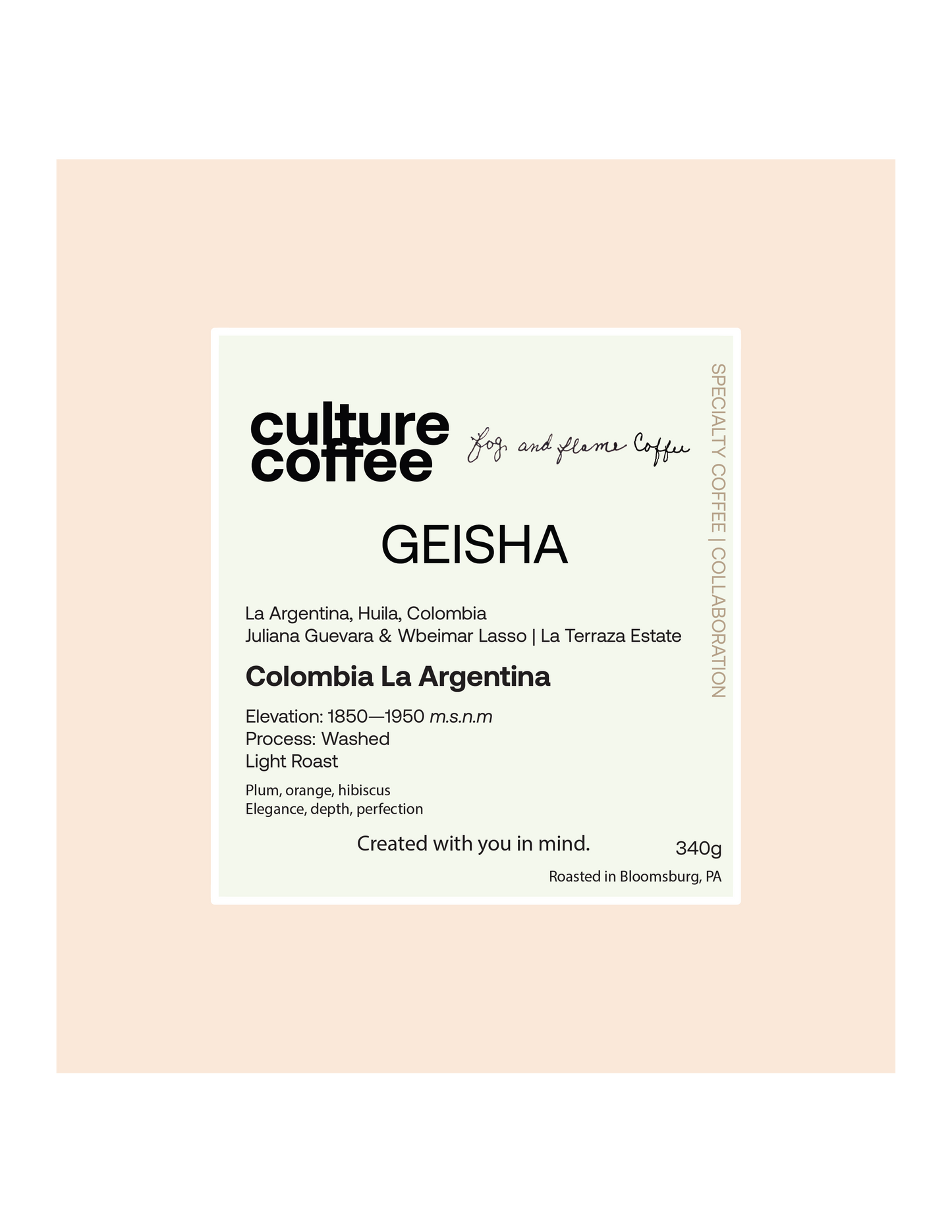 Colombia La Argentina - Washed Gesha